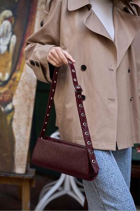 کیف دوشی زرشکی زنانه چرم مصنوعی Cosy Bag - کد 818795886