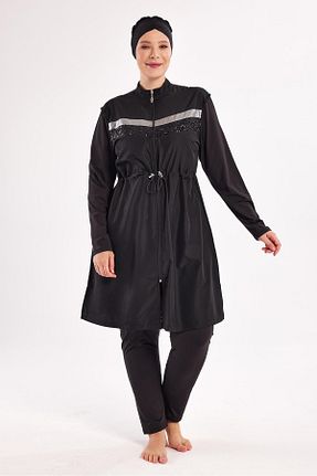 مایو حجاب مشکی زنانه ساده Adasea - کد 898073193