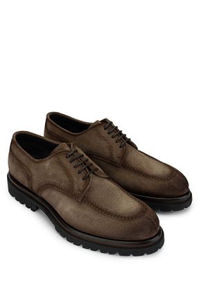 کفش کژوال قهوه ای مردانه پاشنه کوتاه (1 - 4 سانتی متر) Franceschettı - کد 897445263