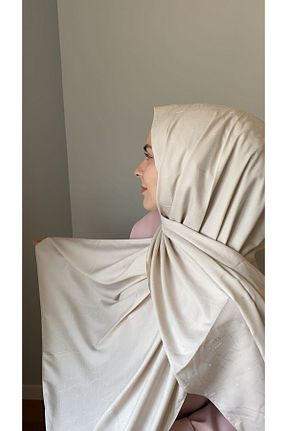 شال بژ زنانه MODAZEREN - کد 897447213