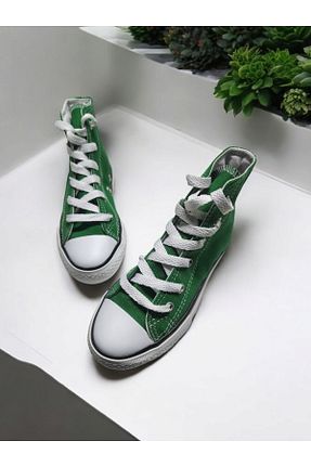 کفش اسنیکر سبز بچه گانه بند دار GokceKundura06 - کد 895641606