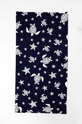 حوله ساحلی سرمه ای مردانه طرح دار redowl - کد 741772352