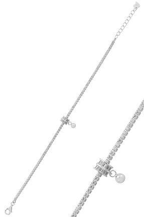 دستبند نقره سفید زنانه 925 عیار Söğütlü Silver - کد 897442613