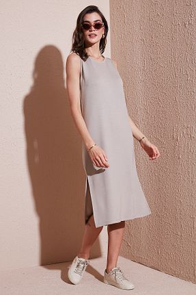لباس طوسی زنانه بافتنی Lela - کد 897452687