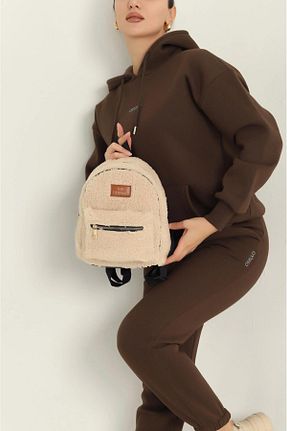 کوله پشتی بژ زنانه ابعاد کوچک Shoebuo - کد 897480631