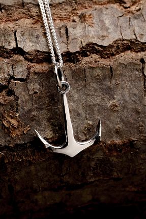 گردنبند نقره سفید مردانه 925 عیار Ebrar Silver - کد 897471833