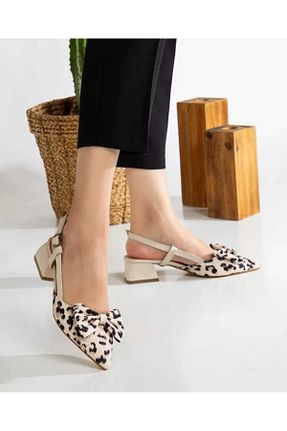 کفش مجلسی بژ زنانه پاشنه تخت Bilalim Shoes - کد 794318188