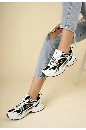 کفش اسنیکر مشکی زنانه بند دار shop - کد 897483252