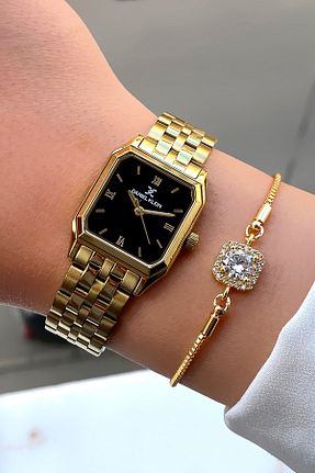 ساعت مچی طلائی زنانه 31-34 میلی متر Daniel Klein - کد 844377235
