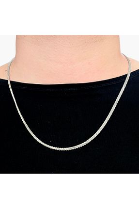 گردنبند استیل ( فولاد ) متالیک مردانه استیل (فولاد) Bay hediye - کد 897542568