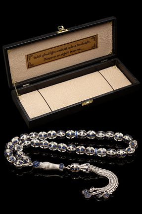 تسبیح طوسی سنگ طبیعی OTTOTESBİH - کد 897533402