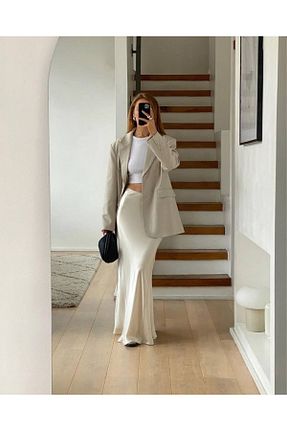 دامن زنانه ساتن Yesui - کد 897535682