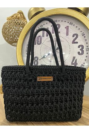کیف دستی مشکی زنانه ابعاد کوچک Handmade - کد 891739813