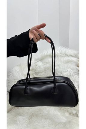 کیف دوشی مشکی زنانه چرم مصنوعی shop - کد 897549833