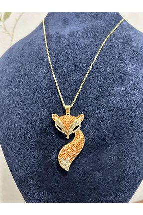 گردنبند نقره نارنجی زنانه 925 عیار THE SILVER JEWELRY - کد 897548321