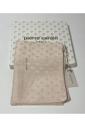 شال صورتی زنانه ابریشم Pierre Cardin - کد 897549826
