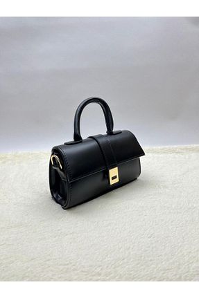 کیف دوشی مشکی زنانه چرم مصنوعی RAZEN - کد 897555537