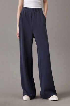 شلوار کرمگن سرمه ای زنانه رگولار Calvin Klein - کد 883251865