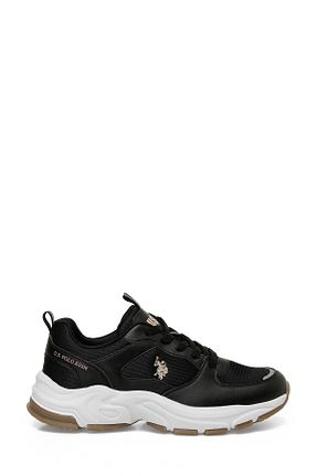 کفش اسنیکر مشکی زنانه بند دار U.S. Polo Assn. - کد 897583587