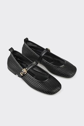 بابت مشکی زنانه چرم خالص Elle - کد 897587549