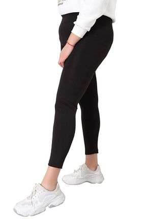 ساق شلواری سایز بزرگ مشکی زنانه بافتنی ysrozrgyim - کد 781609289