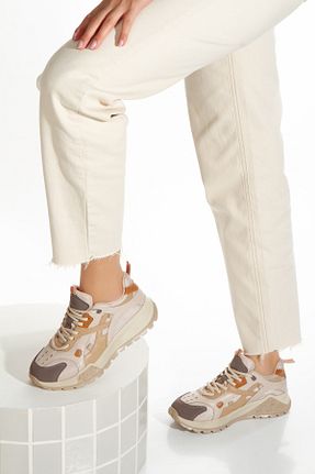 کفش اسنیکر رنگی زنانه بند دار PASSAGE SHOES - کد 897616785