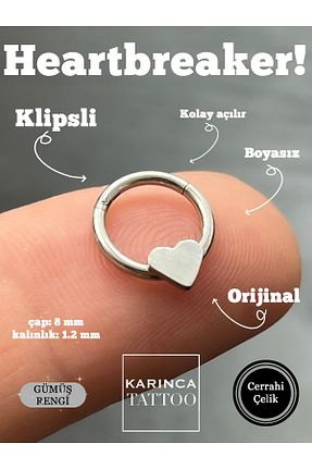 پیرسینگ طوسی Karınca Piercing - کد 897643126