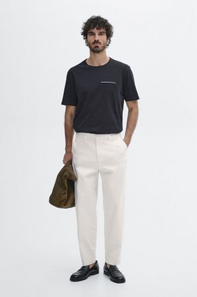 تیشرت آبی مردانه رگولار Massimo Dutti - کد 897649478