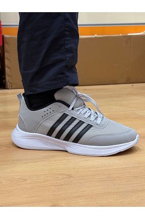 کفش اسنیکر طوسی مردانه بند دار Calsido - کد 897646062