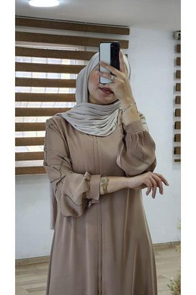 کلاه و ابایا بژ زنانه پلی استر Tebrikler tekstil - کد 832563492