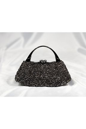 کیف مجلسی مشکی زنانه فلزی Store - کد 897717718