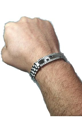 دستبند استیل (فولاد) مردانه استیل (فولاد) Janti - کد 897734072