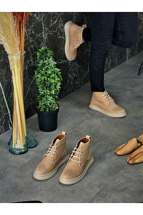 بوت / نیم بوت بژ مردانه نبوک Paulo - کد 897692307