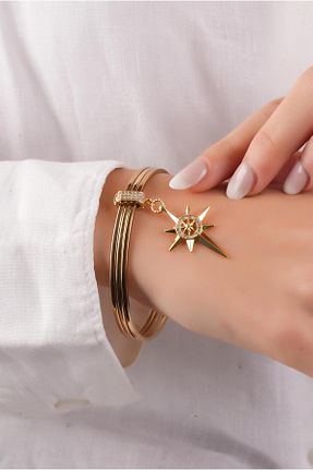 دستبند استیل (فولاد) صورتی زنانه استیل (فولاد) Çlk Accessories - کد 897785616