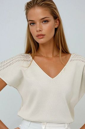 بلوز طوسی زنانه Ajurlu VAGGON - کد 897780564
