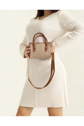 کیف دوشی قهوه ای زنانه چرم مصنوعی Melos Butik - کد 897043413