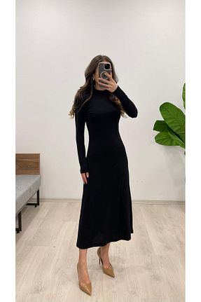 لباس مشکی زنانه بافتنی Nazline - کد 897780176