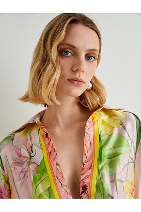 تونیک فیروزه ای زنانه بافتنی Koton - کد 857608541