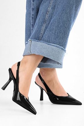 کفش استایلیتو مشکی پاشنه نازک Shoeberry - کد 897746415