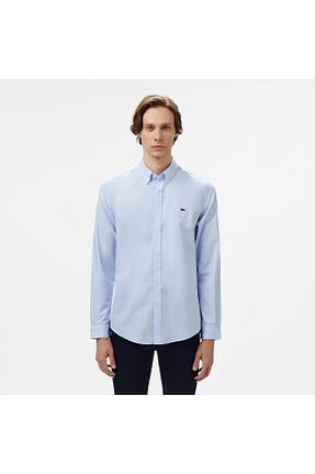 پیراهن آبی مردانه رگولار Lacoste - کد 769644802
