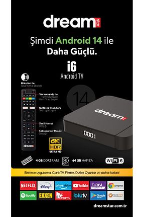 مدیا پلیر مشکی 4K Dreamstar - کد 658181252