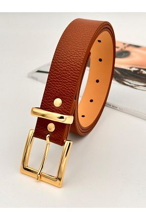 کمربند متالیک زنانه چرم مصنوعی Descoin - کد 892901452