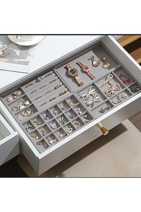 نظم دهنده کمد طوسی پارچه İsdeksan - کد 897763184