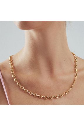 گردنبند طلا طلائی زنانه 14 عیار Dores Gold - کد 898689046