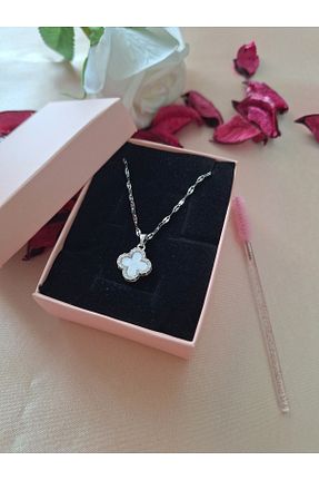 گردنبند استیل ( فولاد ) سفید زنانه استیل (فولاد) La Doree Jewelry - کد 897769139