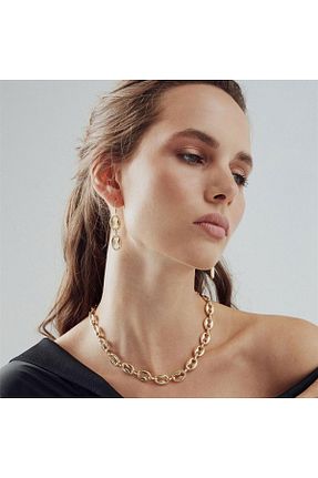 گردنبند طلا رنگی زنانه 14 عیار Dores Gold - کد 898801998