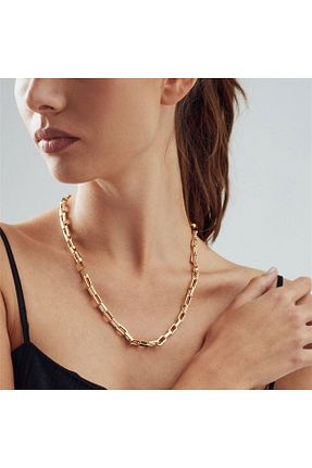 گردنبند طلا زرد زنانه 14 عیار Dores Gold - کد 898802415