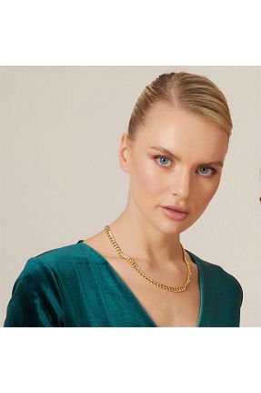 گردنبند طلا رنگی زنانه 14 عیار Dores Gold - کد 898682043