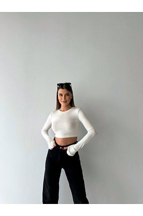بادی سفید زنانه یقه ماهیگیر asur boutique - کد 897801483
