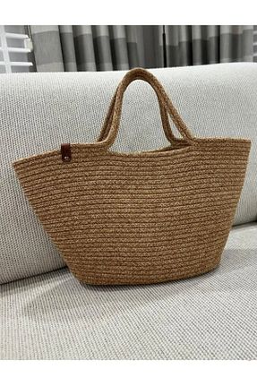 کیف ساحلی قهوه ای زنانه DENSITY - کد 892724678